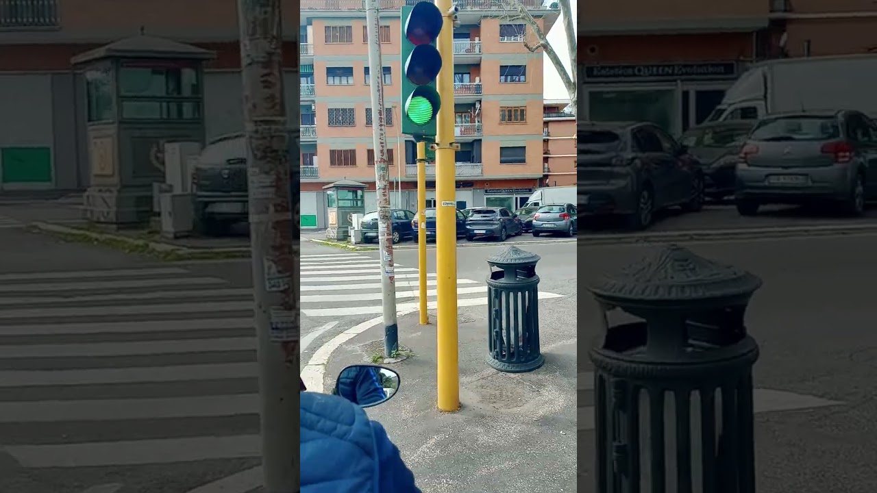 Moto scooter taxi navetta Roma talenti fino a Roma piazza Antonio baldini mercato ins vuoto riprese