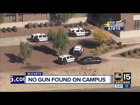 A high school in Buckeye was placed on "lockout" after reports that a student possibly brought a gun to school. No gun found after lockout at Verrado High School