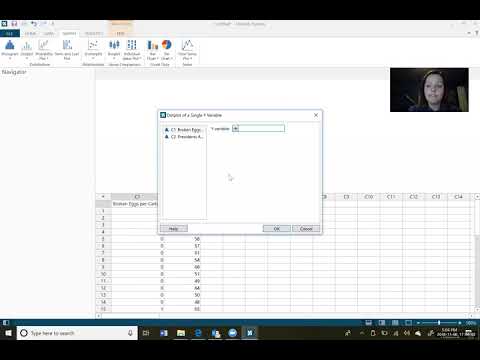 Dotplot in MiniTab Express (upload)