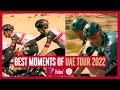 UAE Tour 2022 Best Moments | Tadej Pogačar Squirts Team-mate | Sam Bennett's Shoe-Phone