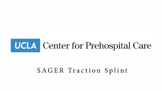 EMT SAGER Traction Splint