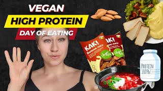 WHAT I EAT IN A DAY IN RUSSIA  VEGAN POWERLIFTER. HIGH PROTEIN WHOLE FOODS