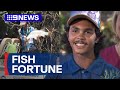 Teen fisherman reels in $1 million barramundi in NT competition | 9 News Australia