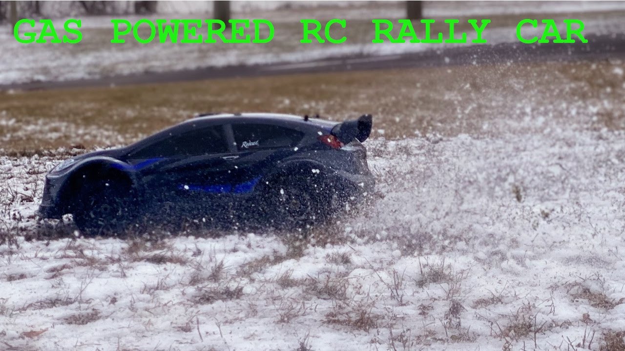 GAS POWERED RC RALLY CAR- First run and thrash! - YouTube