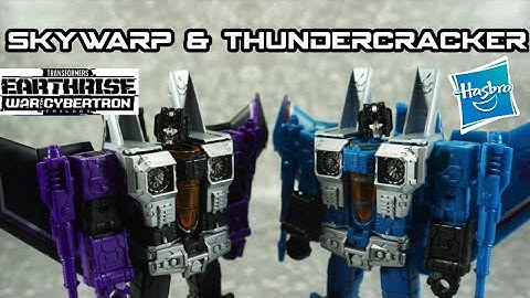 Hasbro / Takara Tomy Transformers Earthrise Target Exclusive Skywarp and Thundercracker