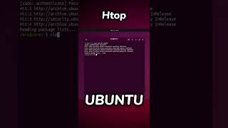 Install Htop on Ubuntu Easily (Monitor CPU &amp; RAM Live) #shorts #htop