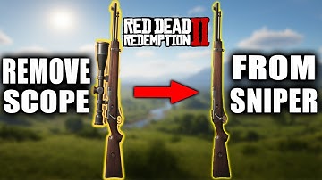 How to Remove the Scope from Sniper Rifle in RDR2 | Red Dead Redemption 2 Guide | K in Game