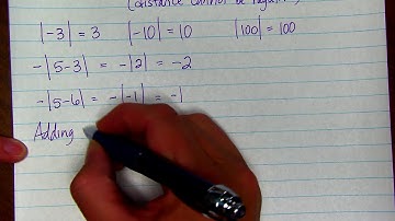 Finding Absolute Values/Adding Real Numbers