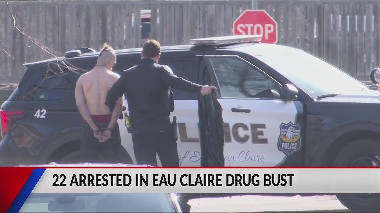 22 Arrested in Eau Claire drug bust - YouTube