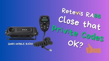 How to Manually Cancel Default CTCSS/DCS Codes on Retevis RA86 GMRS Mobile Radio, Just One Step!