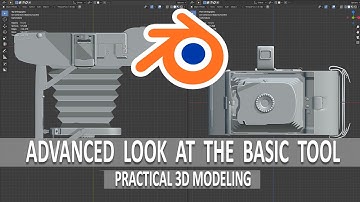 Blender Extrude, Inset, Bevel 3d Editing Basics and More - Practical 3d Modeling