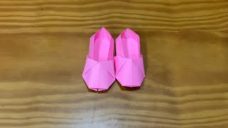 Origami Shoe (sapato) // Nível médio