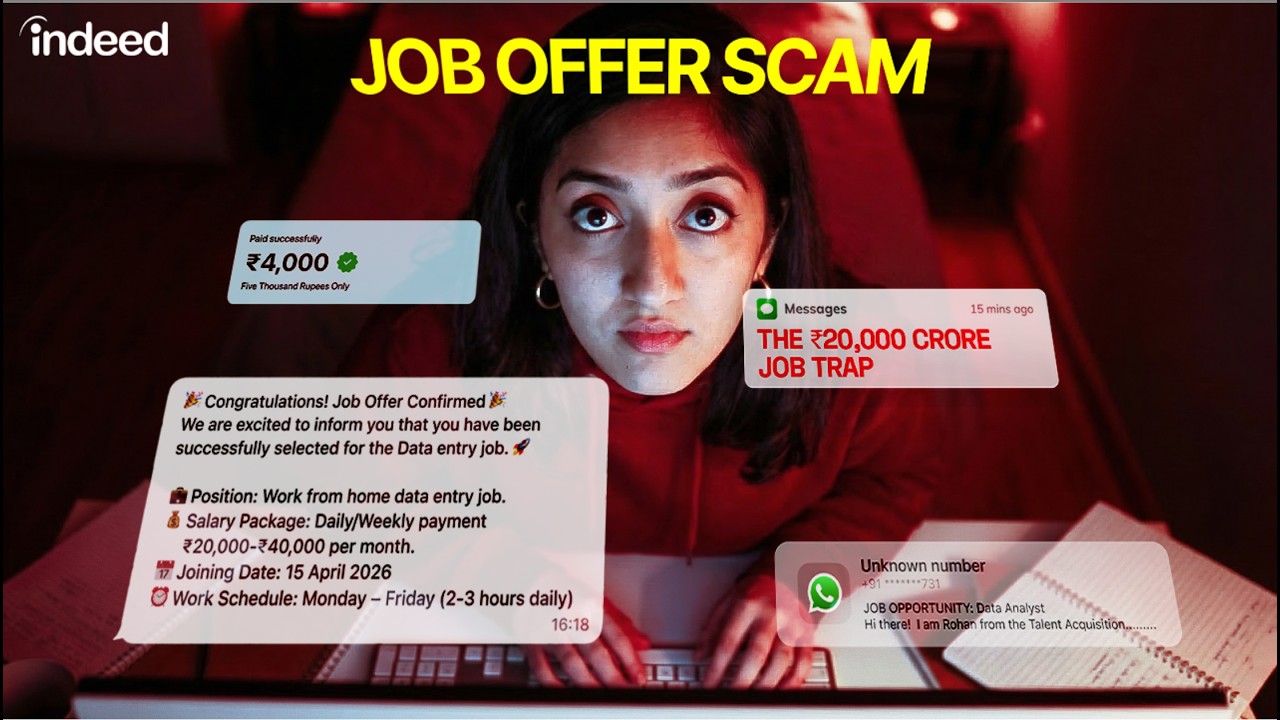 How Job Scammers Actually Trick You #indeedindia