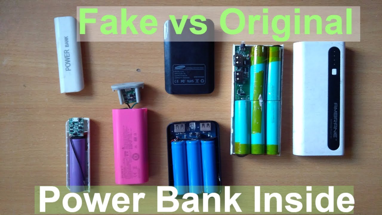 Fake Vs Original Power bank inside and price difference