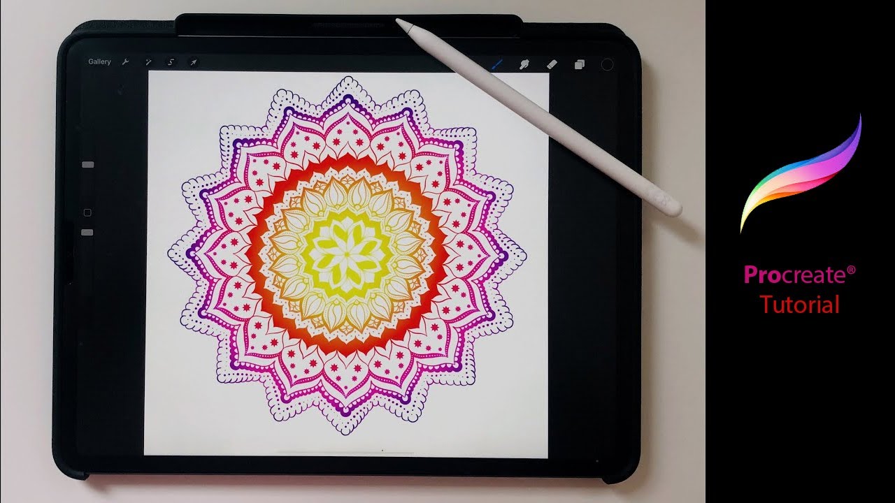 Update Zeichne ein Mandala in Procreate - Schritt für Schritt Anleitung incl. Template