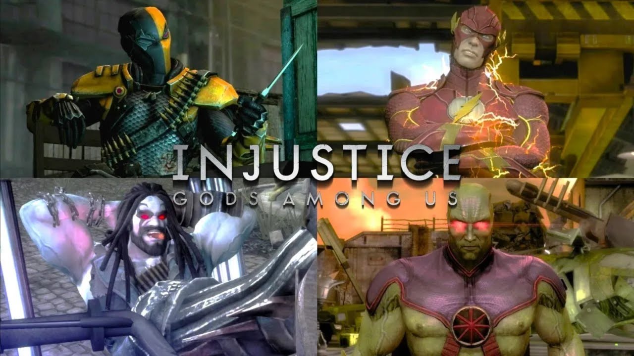 Injustice Gods Among Us - All Victory Poses (4K 60FPS)