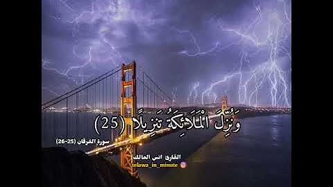 تلاوة خاشعة للقارئ أنس المالك