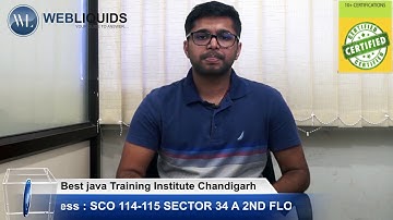 JAVA Course In Chandigarh | Student Review: Arpit Singh