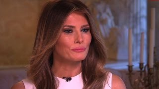 Melania Trump's first interview since leaked tape