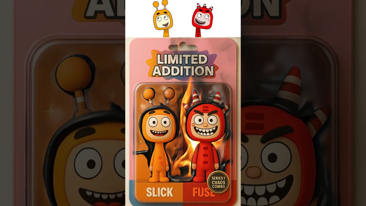 Fuse X Slick From Oddbods Sprunki OC DIY Unboxing Diy Craft