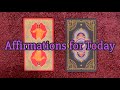 Affirmations for Today: Scripture card & Affirmation Quote