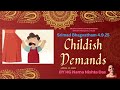 Childish demands  sb 4925  iskcon radha govinda temple mangalore kulai