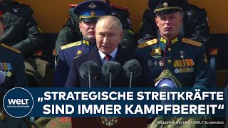 PUTINS REDE ZUM "TAG DES SIEGES" bei der Militärparade in Moskau - Analyse! | WELT Dokument