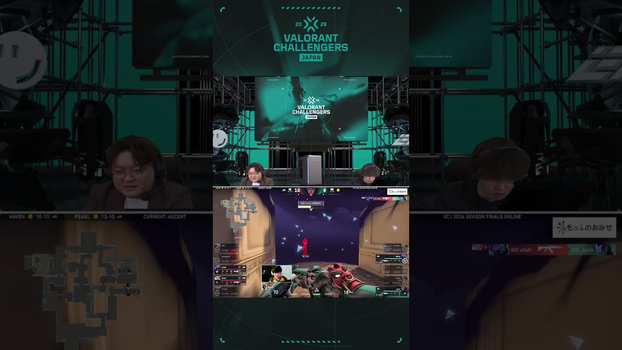 IGZ oitaN & kAyle 2人でリテイクを止める‼ #shorts #ChallengersJapan #valorant
