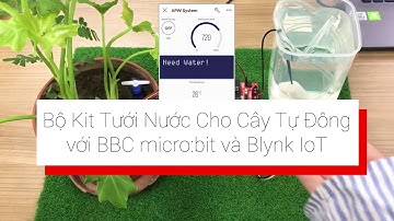 Tưới nước cho cây tự động với micro:bit và Blynk IoT