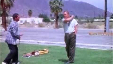 Palm Springs, 1961 Count Yogi Teaching PGA Professional, Korean War Vet with no Left Hand ©