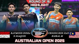 Amazing Indrajoaquin Ina Vs Choonghaikal Masmdr16 Autralian Open 2025 Badminton