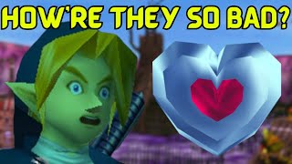 3 TERRIBLE Heart Pieces in The Legend of Zelda