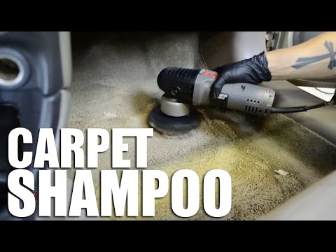 shampoo car upholstery