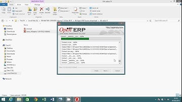 instal openERP odoo9