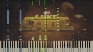 Video thumbnail of "Luke Cage - Main Theme - Piano (Synthesia)"