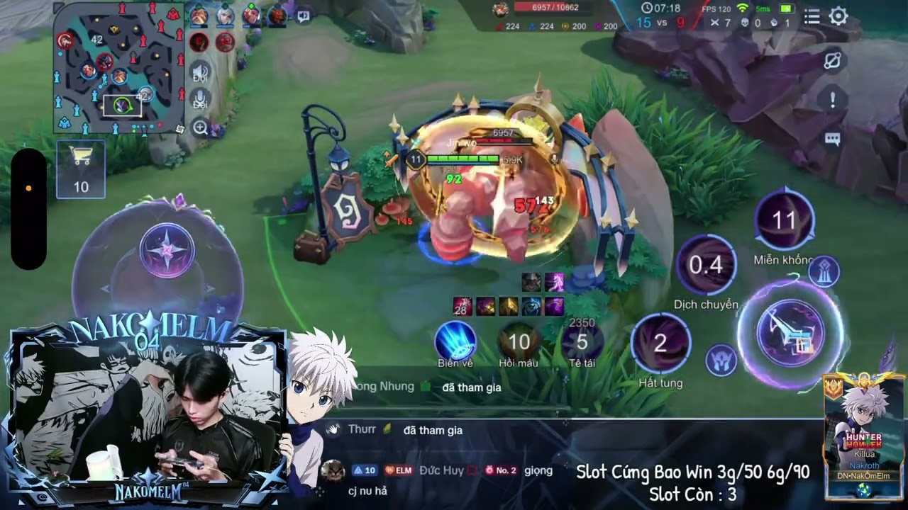 (Liên Quân #1) Cách Cục Vàng Nakroth Gánh Team