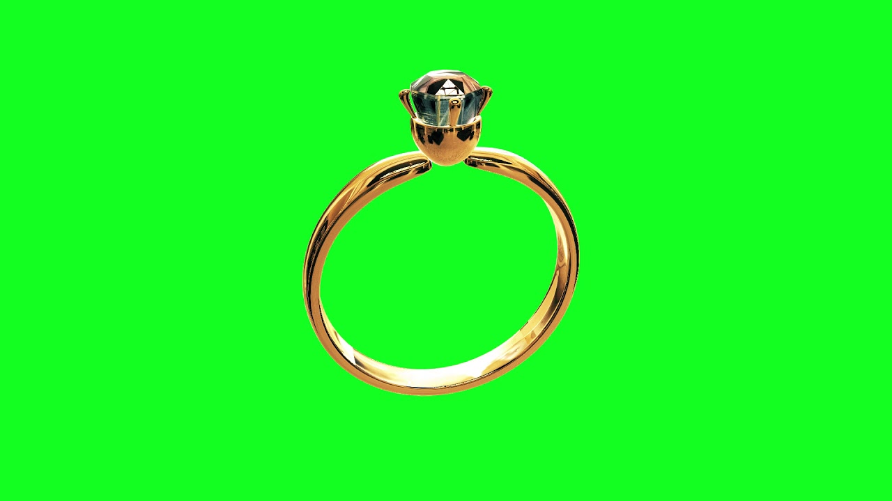 Green Screen Gold Ring Solitaire Effect Youtube Greenscreen Gold Rings Solitaire Ring