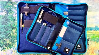 Art Toolkit Case Pocket & A Plein air watercolor travel case and supplies from Art toolkit (altered)