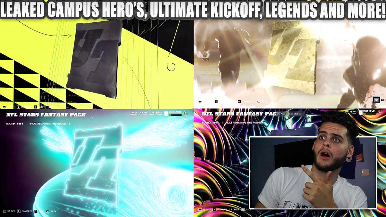 LEAKED CAMPUS HEROES, ULTIMATE KICKOFF, SIGNATURE SERIES AND MUCH MORE ANIMATIONS! | MADDEN 22