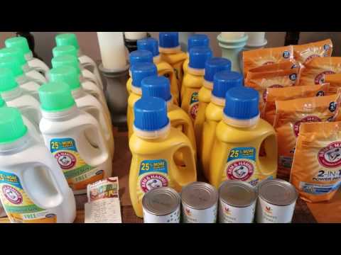 EXTREME COUPONING SAVED $160.10 (58 CENT)  LAUNDRY DETERGENT