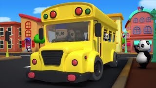 ล้อบนรถบัส | เด็กบ๊องสำหรับเด็ก | รถบัสเพลง | Nursery Rhymes Songs | The Wheels On The Bus Rhyme