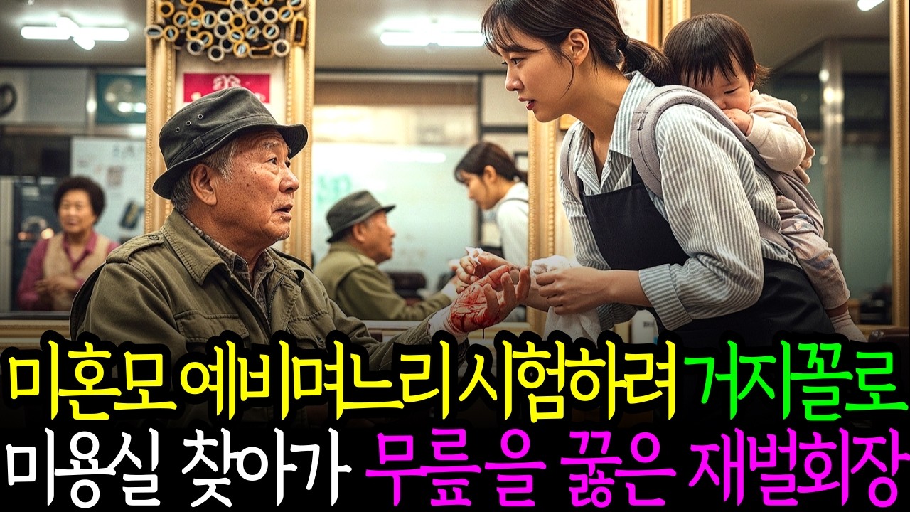 미혼모 예비며느리 시험하려 거지꼴로 미용실 간 재벌회장은 결국 무릎을 꿇고 오열하는데...ㅣ노후사연ㅣ감동사연ㅣ사연라디오ㅣ오디오북