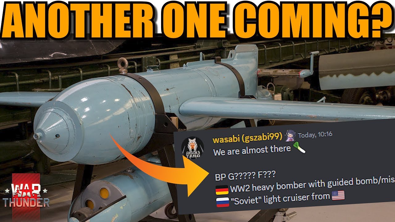 ANOTHER GERMAN guided bomb BOMBER COMING? - War Thunder