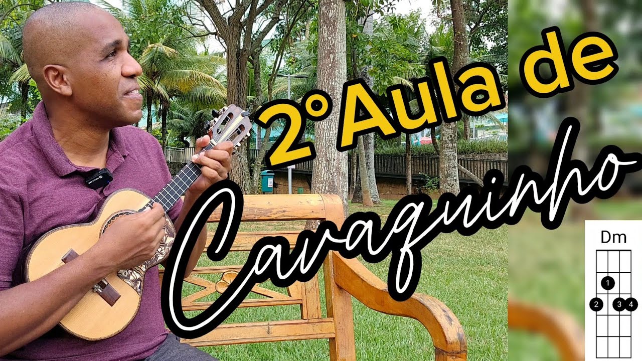 Segunda aula de Cavaquinho estudando sequência de acordes e batida de partido alto