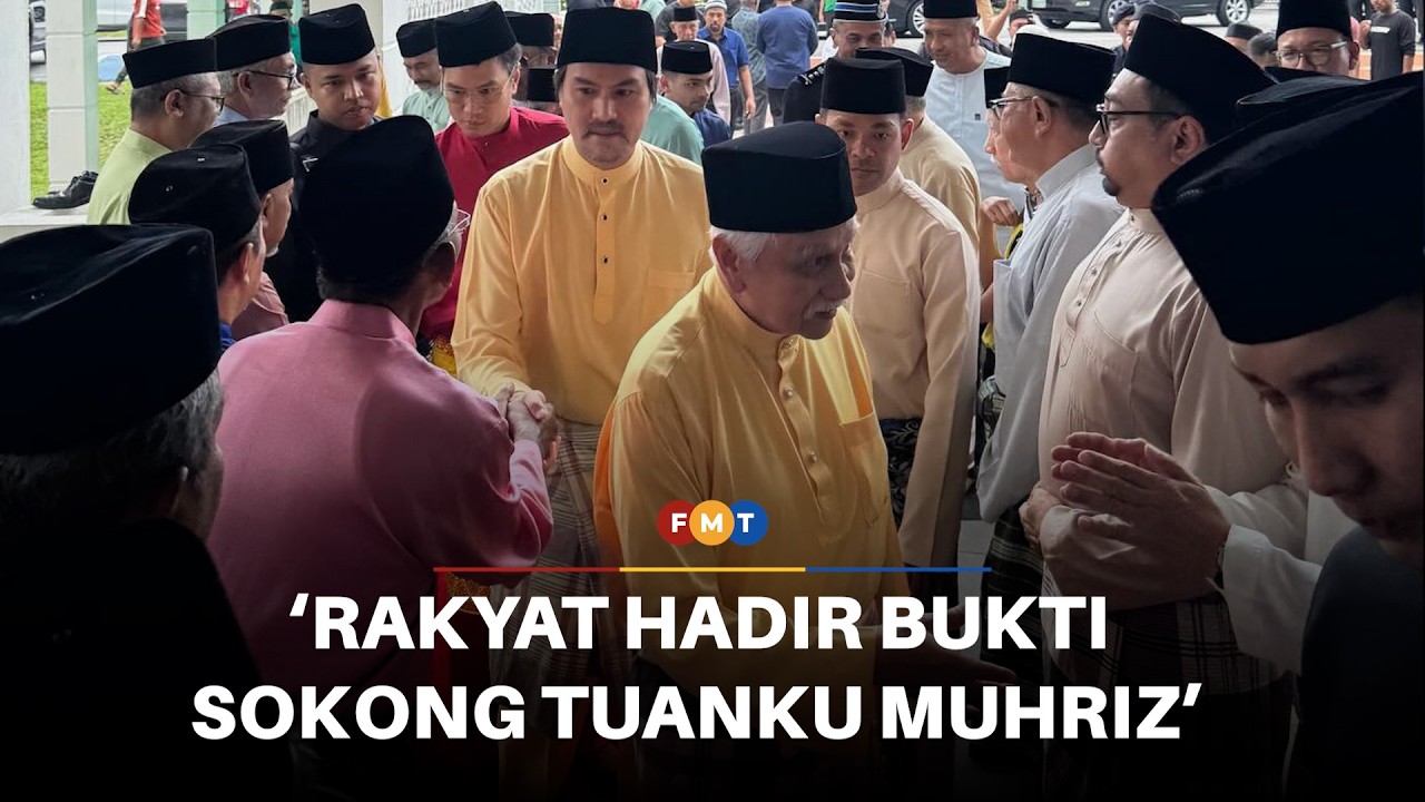 Kehadiran orang ramai sokong Tuanku Muhriz cerminan sentimen rakyat, kata wartawan veteran