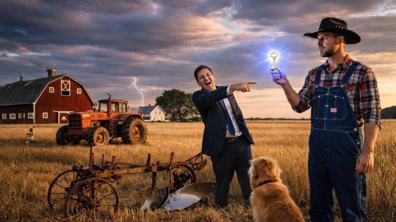 They Mocked Me that Grandpa Left Nothing - Then I inherited The Key To His Safe Under The Plow.