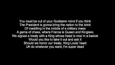 Cabinet Battle 2 - you sing Hamilton (karaoke)