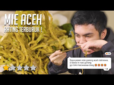 MIE ACEH RATING TERBURUK! #food #fypシ