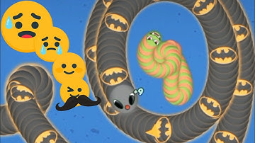 fast snake game worms zone Io Snake bast attacking snake..#wormszoneio #gamebiggame #snake