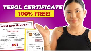 FREE TESOL Certification for Online ESL Teachers #teachermarie #earnmoneyonline screenshot 2